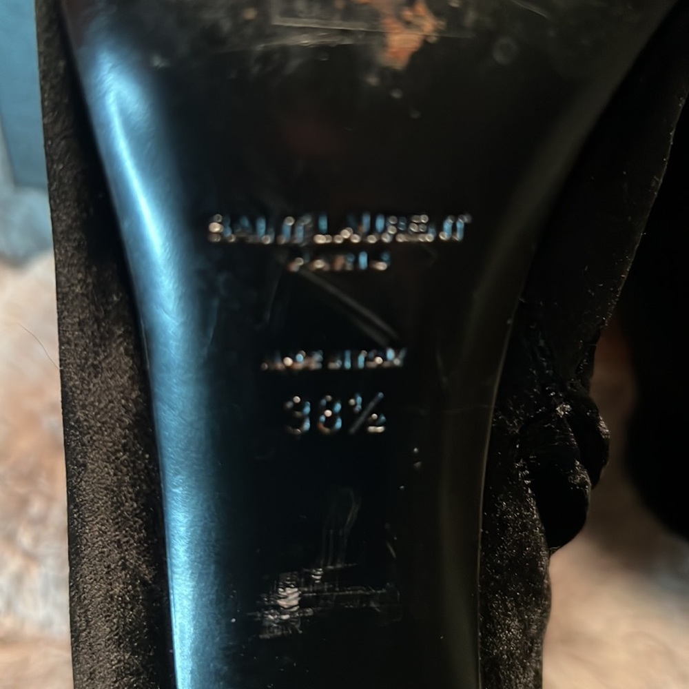 Saint Laurent Gorgeous Black boots, 8 1/2 B - Picture 6 of 10